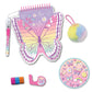 Drop A Note Writing Fun, Tie Dye Butterfly