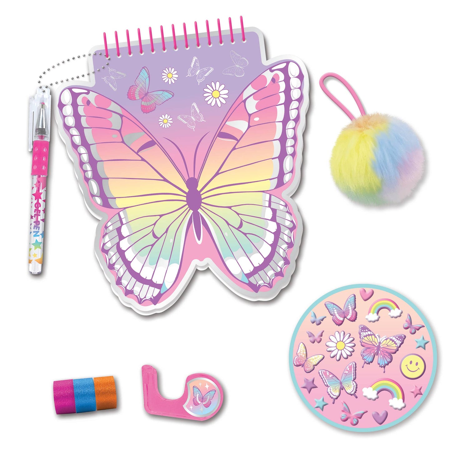 Drop A Note Writing Fun, Tie Dye Butterfly