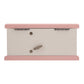 Ballerina White/Pink 7.5x5.4 MDF/Velvet Musical Jewelry Box