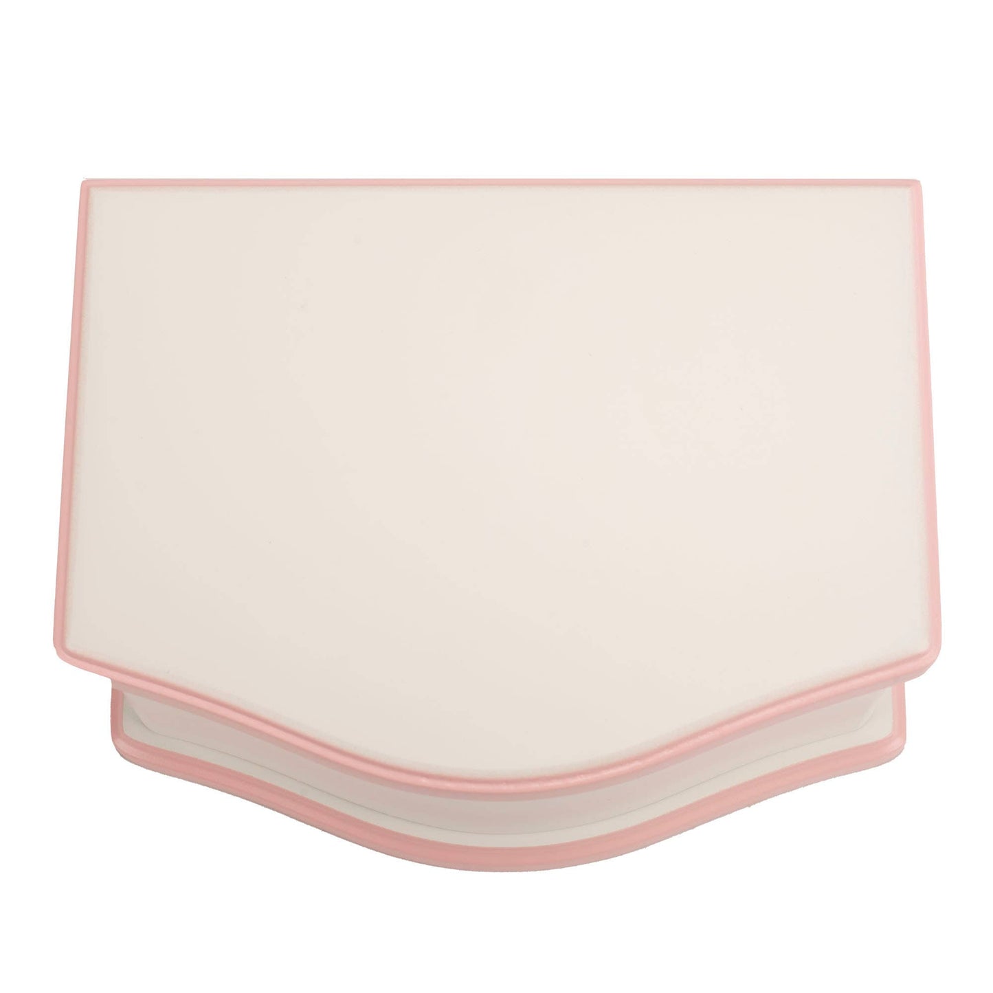 Ballerina White/Pink 7.5x5.4 MDF/Velvet Musical Jewelry Box
