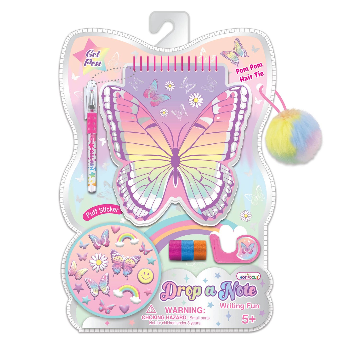 Drop A Note Writing Fun, Tie Dye Butterfly